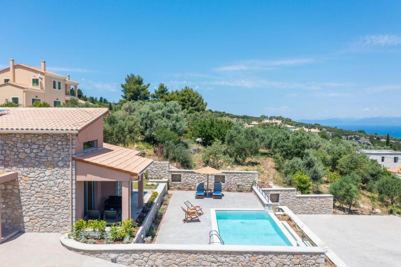 31 Blue Ionian Villas Apolpaina Exterior foto
