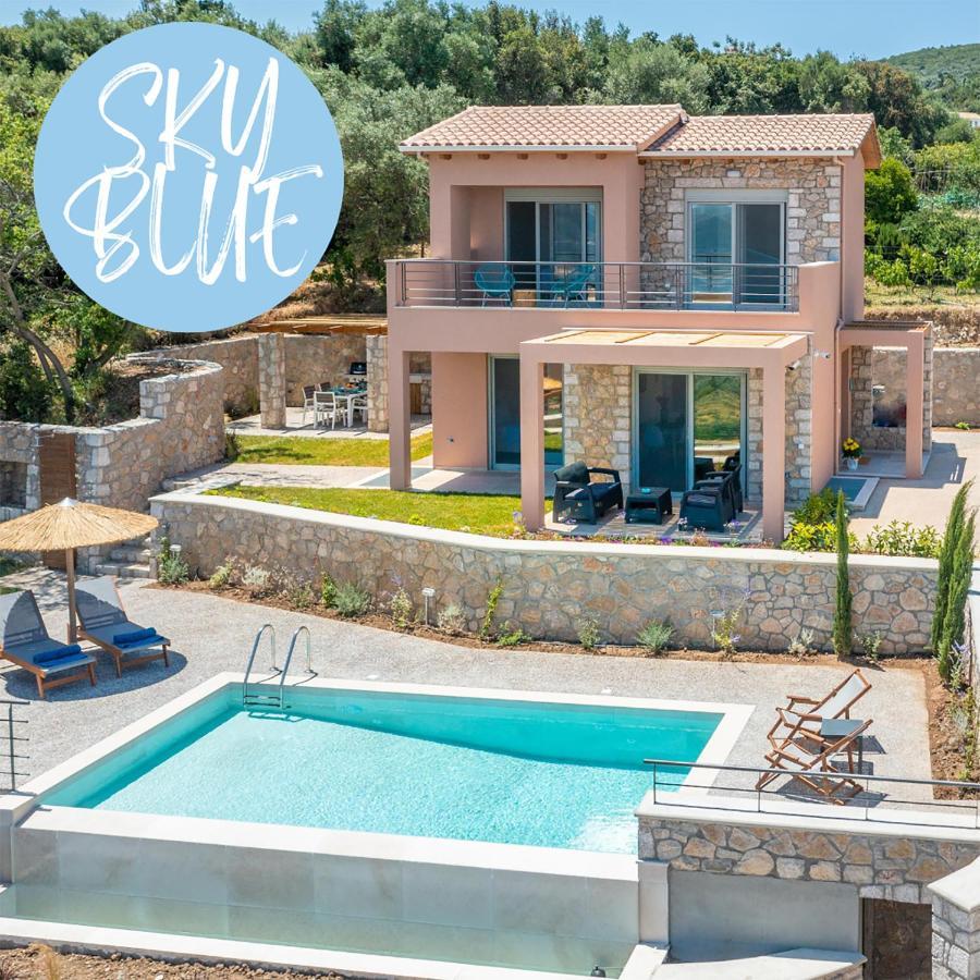 31 Blue Ionian Villas Apolpaina Exterior foto