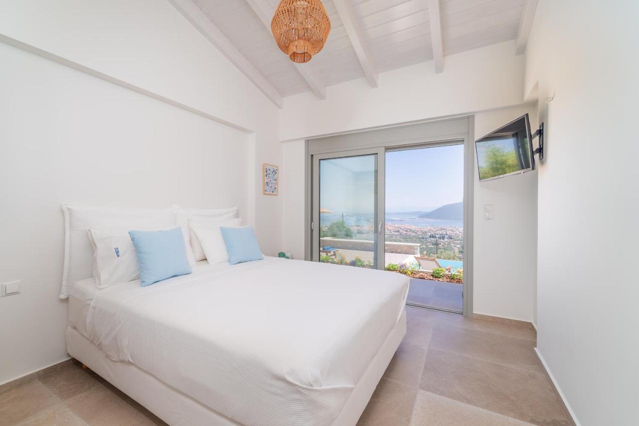 31 Blue Ionian Villas Apolpaina Exterior foto